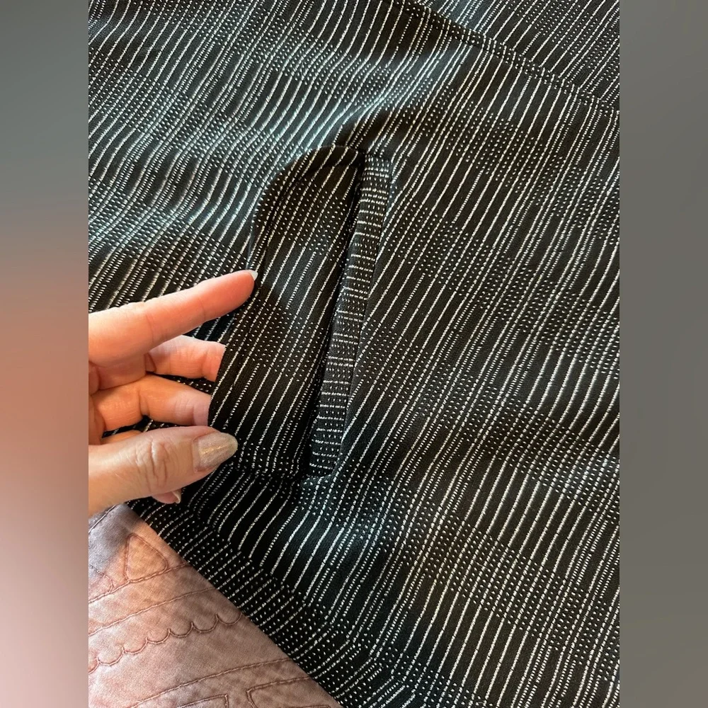 Stacy London Women's Black Striped Pantsuit in XXSP - Picture 14 of 16